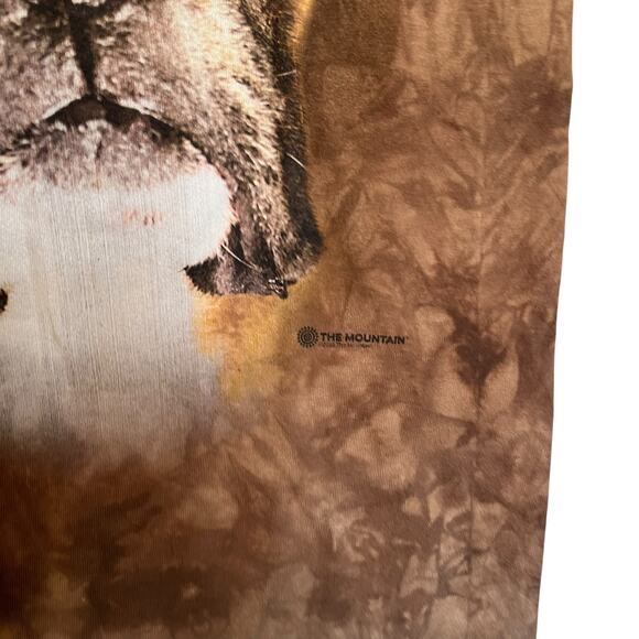 The Mountain Begging Boxer Dog Lover T-Shirt Brown Tie Dye Short Sleeve Tee S - Picture 5 of 5